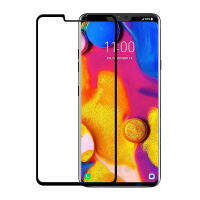 (ร้อน) 6.2 สำหรับ LG V40 ThinQ ที่มีคุณภาพสูงระเบิดกระจกเต็มฝาครอบป้องกันหน้าจอฟิล์มสีขาวสีดำฟิล์มแก้ว