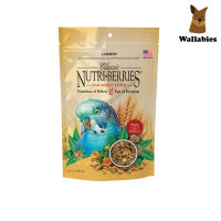 Lafeber Parakeet Nutri-Berries (284g.) อาหารนกพาราคีทและนกขนาดเล็กอาหารเม็ดเคลือบเมล็ดพืชและธัญพืชเกรดพรีเมี่ยมออร์แกนิค