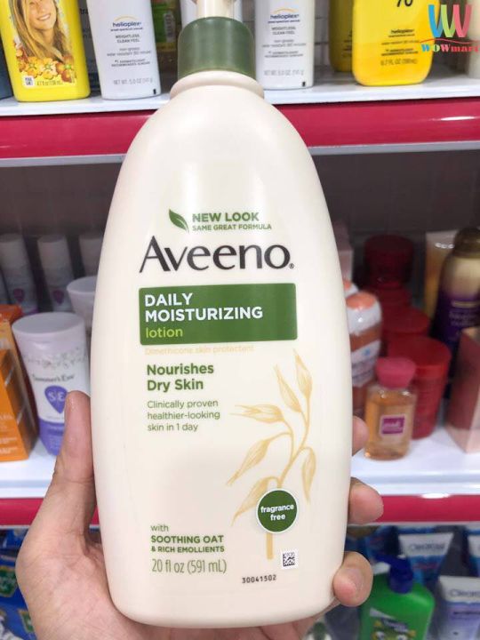 aveeno-daily-moisturizing-lotion-fragrance-free-20-fl-oz-591-ml-อาวีโน่-โลชั่นทาผิว-อาวีโน่-เดลี่-มอยส์เจอร์ไรซิ่ง-ปราศจากน้ำหอม-ขนาด-20-fl-oz-591-ml