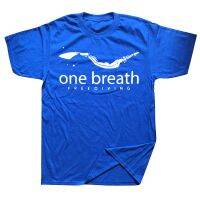 One Breath Freediving Vintage Diving T Shirts Graphic Streetwear Short Sleeve Birthday Gifts Summer Style T-shirt Mens Clothing