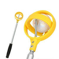 Golf Ball Pick Up Tools Stretchable 200CM Retracted Ball escopic Automatic Locking Scoop Picker Golf Device