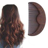 【CC】 2020 New Color Hair Comb Qaulity Anti-static Wood Carved Sandalwood Combs Mandarin