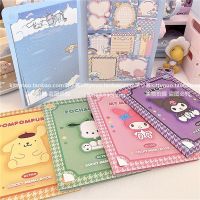 Kawaii My Melody Kuromi Cinnamoroll Memo catatan setelan Anime sanripachoed acco catatan lembar Tearable catatan buku panduan bahan