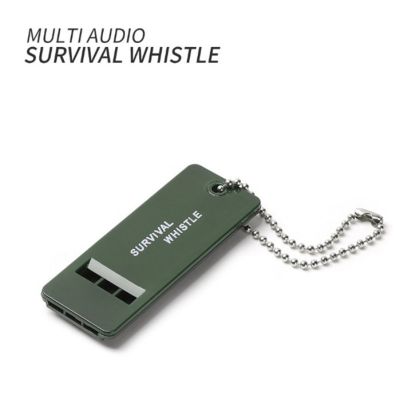 Outdoor Survival Whistle First Aid Kits Outdoor Emergency Signal Rescue Camping Hiking Outdoor Sport Referee Multiple Audio Survival kits