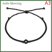 Aolie สร้อยข้อมือ100ภาษาฉันรักคุณสร้อยข้อมือถักสแตนเลส