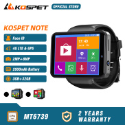 KOSPET NOTE 4G Android Thông Minh Watch Men 2.4 Dual Camera 3GB RAM 32GB