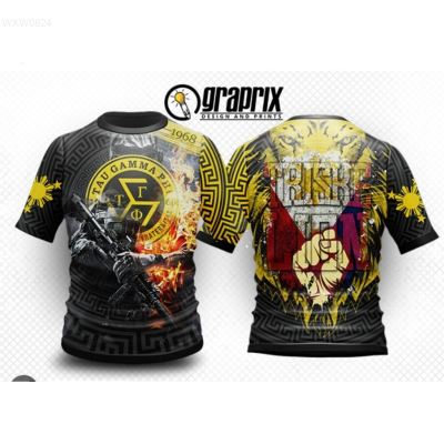 2023 New Fashion Summer High Quality Triskelion 54 Fraternity Full Sublimation Tau Gamma Phifrat Shirt 3d Polo t Shirt 3 ，Size:XS-6XL Contact seller for personalized customization of name and logo high-quality