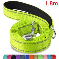 1.8m Dog Traction Rope Night Reflective Rope Pet Training Rope Cat Dog Strap Collar Lead Belt Pet  Accessories Leashes