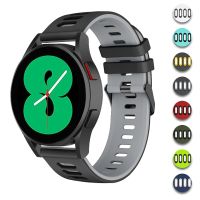 Tali silikon 22mm 20mm untuk jam tangan Samsung Galaxy tali silikon 4/3/jam tangan Huawei 3/GT2/Active2 gelang tali untuk Amazfit GTR/Stratos