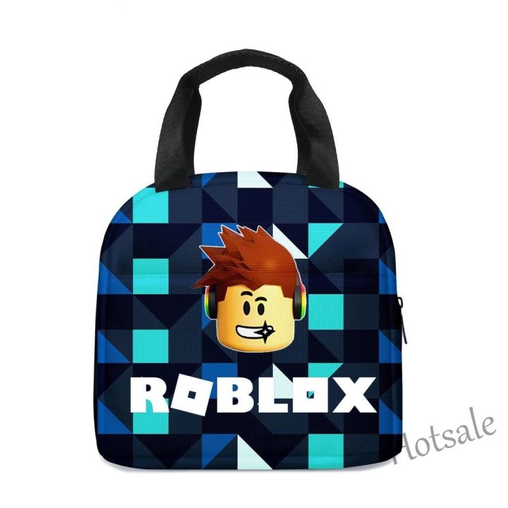 hot-sale-c16-roblox-surrounding-hand-lunch-lunch-bento-bag-thickened-aluminum-foil-warming-picnic-bag-cartoon-handbag-ice-bag-childrens-lunch-bag