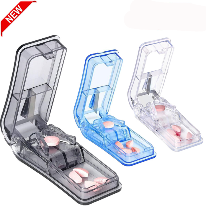 Best Pill Tablet Cutter for Small or Large Pills Splitter with Blade