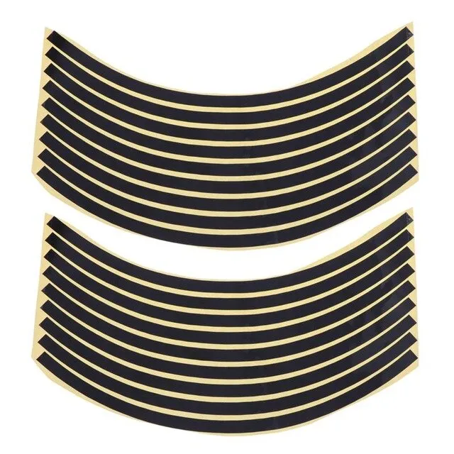 Reflective Rim Tape Wheel Stripe Trim Night Reflector Warning Sticker