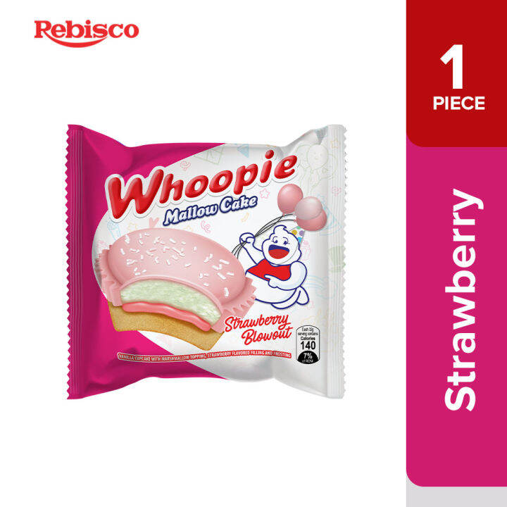 Whoopie Marshmallow Cake Strawberry 32G Lazada PH