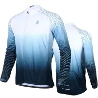 WEST BIKING Cycling Jersey Long Sleeve Team Racing Bike Clothing Comfortable Men Shirt Bicycle Jersey for Running Sport Fitness