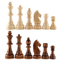 Mode Shop Hang qiao shopHangQiao 32Pcs/Set Wooden Chess Pieces Entertainment Games