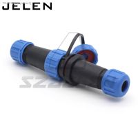 ☊ﺴ✓ sp13 3pin waterproof Aviation Connector Docking power cable connector male and female LED connector 3 pin plug socket IP68