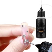 10ml Edge-Sealing Nail Glue Nail Enhancements No Wipe Seamable Manicure Diamond Binding Reinforcement Sticky Gel Soft Bottle Adhesives Tape