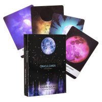 44 Cards English Guidance Moonology Oracle Cardsไพ่ทาโรต์สำรับไพ่ทาโรต์อ่านโชคชะตาแห่งโชคชะตาสำหรับเกมฟอร์จูน