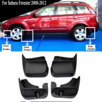 แผ่นบังโคลนบังโคลนพิทักษ์ป้องกันที่กันโคลนติดรถยนต์รถยนต์สำหรับ Subaru Forester 2009-2012 2013-2018