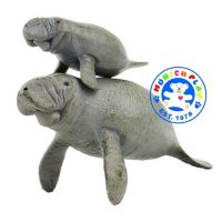 Munich Play - โมเดล Dugong Manatee พยูน มานาที ชุด 2 ตัว แม่ลูก (จากหาดใหญ่)