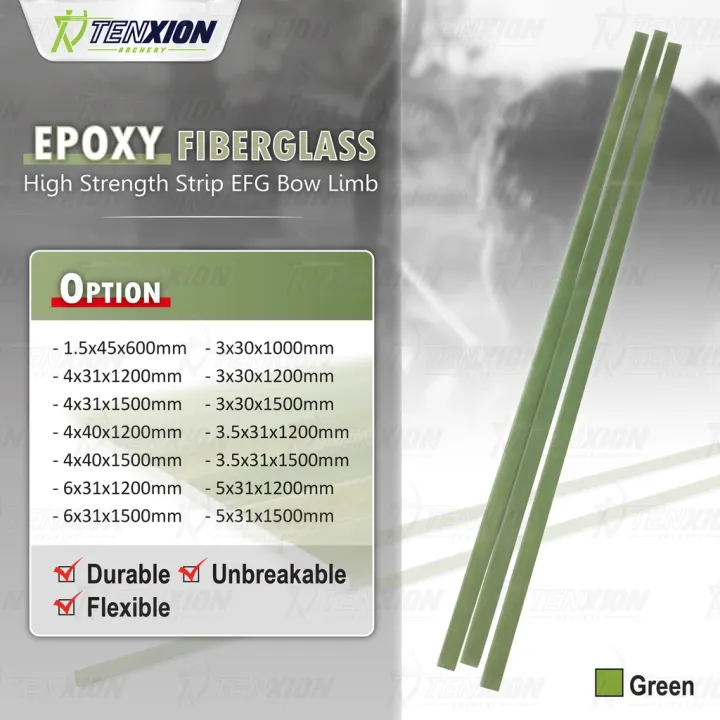 ♀Epoxy Fiberglass Strip EFG Bow Limb Making Archery 360 Degrees