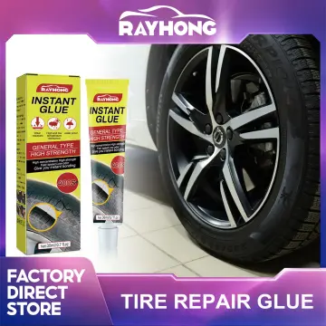 30ml Strong Black Rubber Tire Repair Glue For Cars, Motorcycle