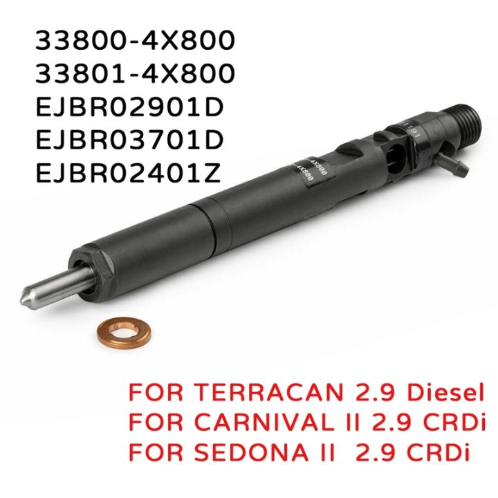 new-delphi-ejbr02901d-crdi-diesel-fuel-injector-for-hyundai-terracan-kia-carnival-sedona-2-9-120kw-163-ps-33800-4x800