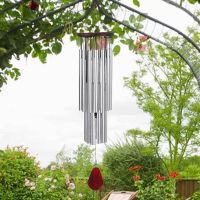 Pine 27 household outdoor pipe silver bell metal antirust bells hang act the role of wind chimes gift of birthday wishes