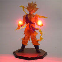 【SALE】 rettceltuter1983 อนิเมะดราก้อนบอล Z Soyan ไฟ LED Goku สำหรับเด็กเครื่องตกแต่งของขวัญโคมไฟไฟกลางคืนของเล่นโมเดลทำจากพีวีซีตุ๊กตาขยับแขนขาได้ซุปเปอร์ไซย่า