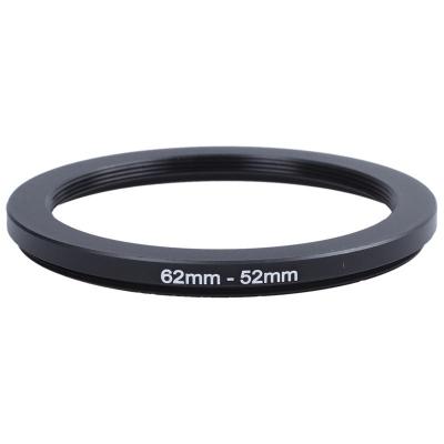 62mm-52mm 62mm to 52mm Black Step Down Ring Adapter for Camera