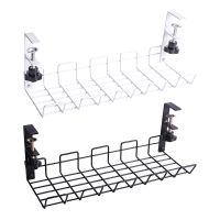 【YF】 Wire Storage Rack Container Cable Management Tray for Pantry Home