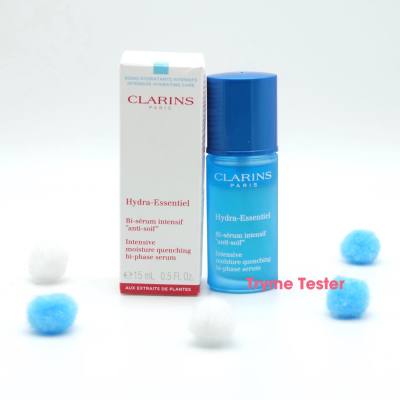 ของllท้💯ฉลากไทย Clarins Hydra-Essentiel Bi-Phase Serum 15 ml.
