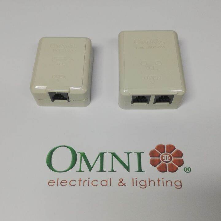 OMNI Telephone Outlet Box Single WST005/ 2 Lines WDT005 Lazada PH