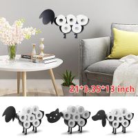 Bathroom Toilet Cat Dog Sheep Toilet Roll Holder Tissue Paper Towel Holder Stand Black Animal Free-Standing Paper Storage Rack Toilet Roll Holders