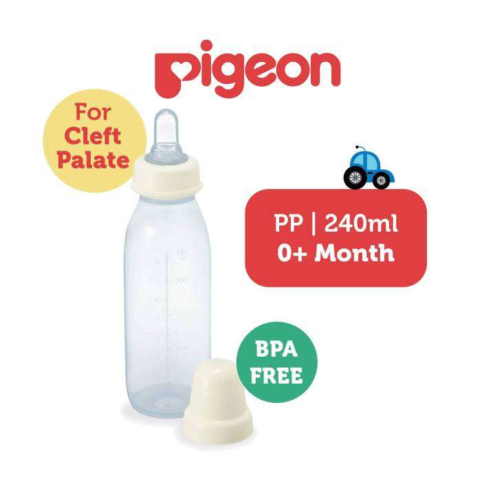 PIGEON PP NURSER PTYPE (240CC) FOR CLEFT PALATE Lazada