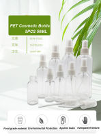 Gracekarin 【Ready Stock】10pcs 30ml Refillable Mist Perfume Spray Bottle Clear Empty Cosmetic Plastic Bottle