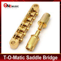 Gold Tune-O-Matic Guitar Bridge สำหรับชิ้นส่วนกีตาร์ไฟฟ้า GB LP