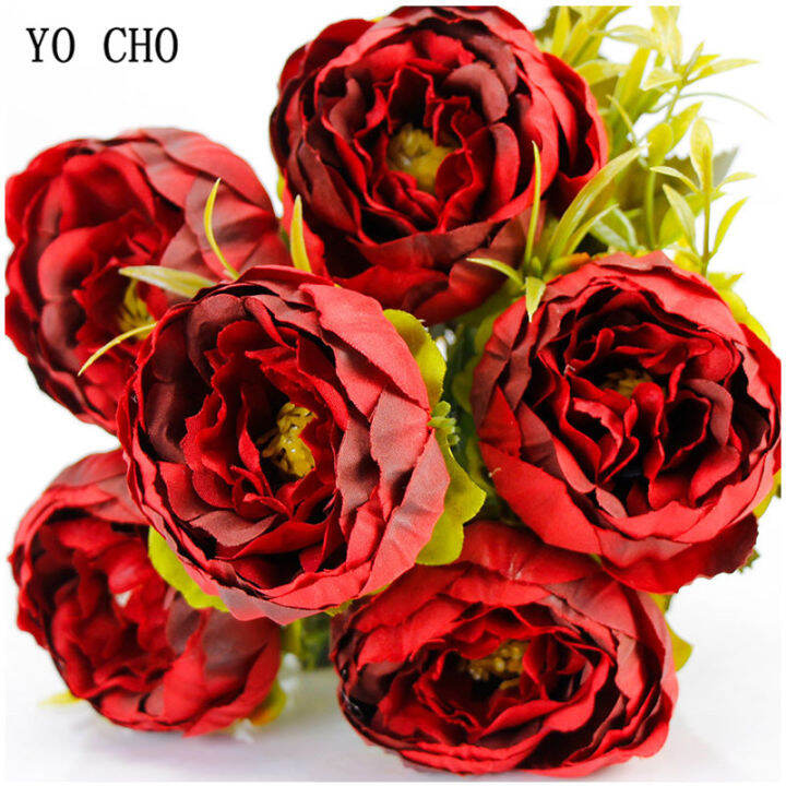 yo-cho-artificial-silk-flower-6-heads-peony-mini-bouquet-fake-peony-flower-champagne-bridesmaid-wedding-bouquet-home-party-decor