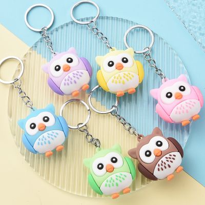 New Keychain Creative Owl Cute Animal Key Pendant Student Gift Party Birthday Gifts for Children Bag Charms