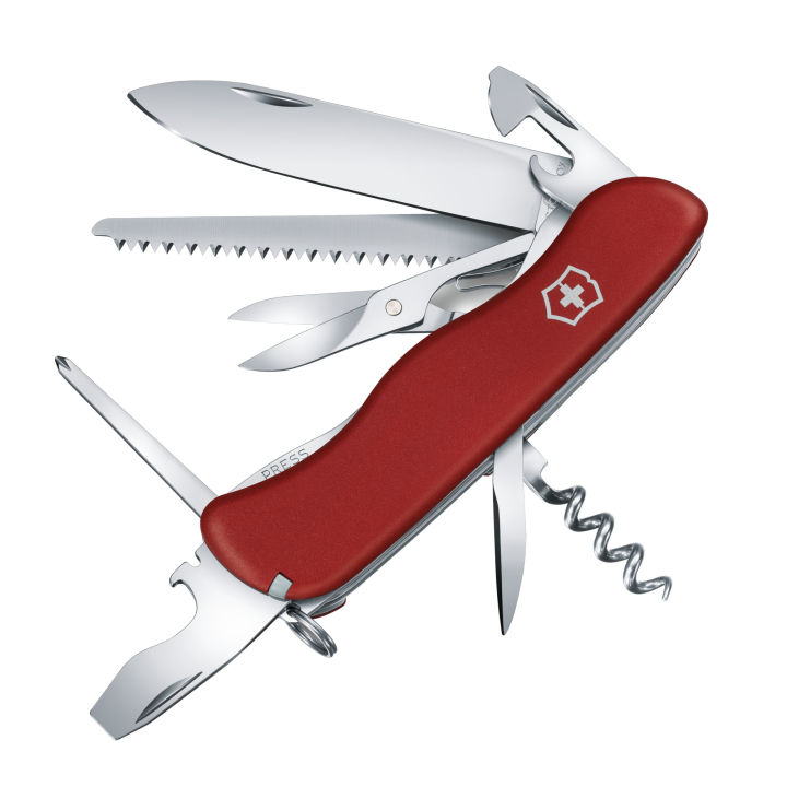 Victorinox มีดพับ Swiss Army Knives (L) - Outrider, Red, Folding Box (0.8513)