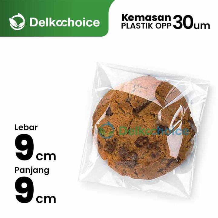 Plastik Opp Cookies 9x9cm Plastik Kemasan Kue Panggang Plastik Opp