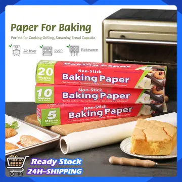 5m/100m High Temperature Double-Sided Silicone Baking Paper Greaseproof  Paper Roll Parchment Paper - China Parchment Baking Sheet Paper,  Disposabble Baking Paper