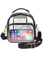 ❖▤✳ Bag women 2023 new laser all-match travel mini messenger bag one shoulder portable transparent jelly small bag
