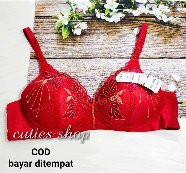 BRA CANTIK MOTIF BUNGA SERI WARNA KALEM | Lazada Indonesia