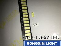 500ชิ้นสำหรับ Lg Innotek Led Smd 7030 Led แสงสีขาวเย็นแสงไฟ Led 100-110lm 1W 7030 6V แอพพลิเคชันทีวีสีขาวเย็น