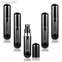 【YP】 5PCS 5ml Refillable Perfume Bottle with Spray Scent Atomizer