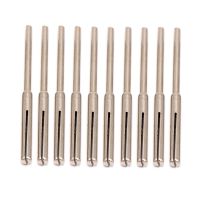 10/12 Pcs 2.35/3mm Shank Sandpaper Clamp Split Mandrel Convenient Split Mandrel Tapered Sandpaper Holder for Rotary Tool 40JE