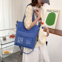 Zhongda Student Canvas Shoulder Bag 2022 Spring And Summer Korean Fashion Casual Cloth Handbag Large Capacity Crossbody Bag