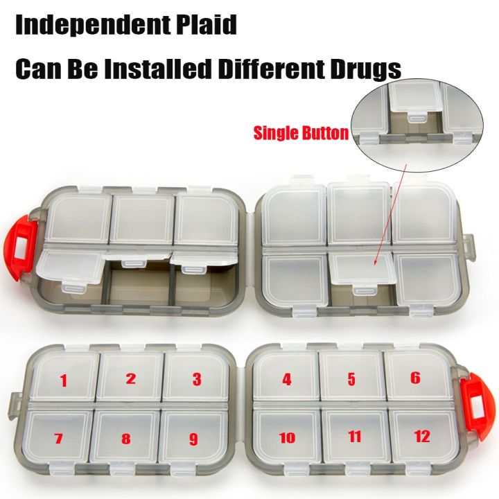 lz-2pcs-pill-box-organizer-travel-12-grids-pill-case-tablets-wheat-straw-family-drug-divider-medicine-vitamin-holder-container-new