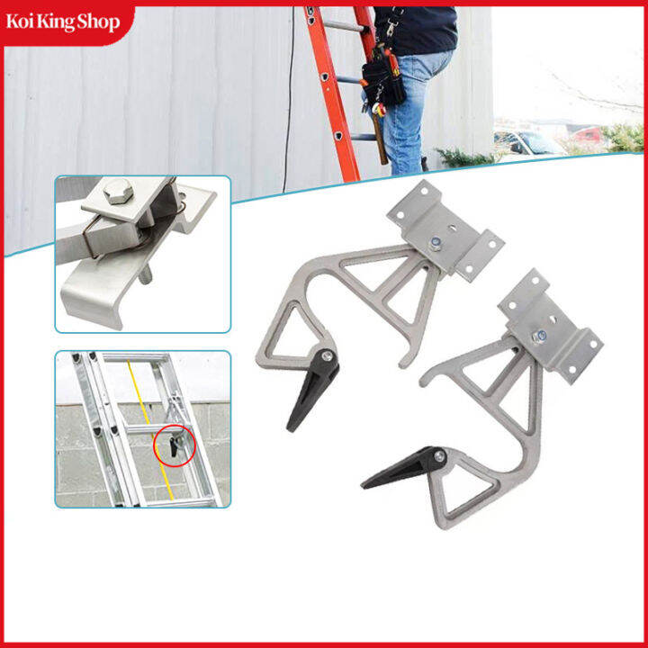 1Pair Extension Ladder Lock Aluminum Ladder Clips Plum Blossom Buckle
